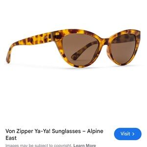 Von Zipper Tortoise Pattern Sunglasses